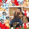 170Pcs Farm Animal Balloon Garland Arch Kit, Red Blue Tan White Cow Print Balloons